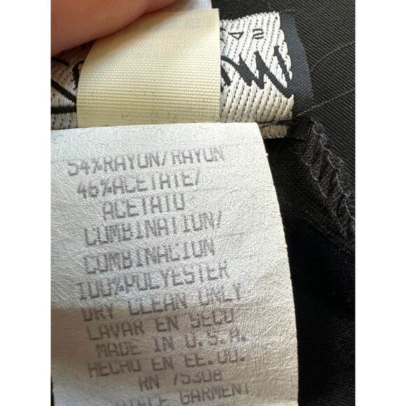 Vintage Goth Black Satin Velvet Rose Long Gown Train Zum Zum Niki Livas Size 10 - Picture 13 of 15